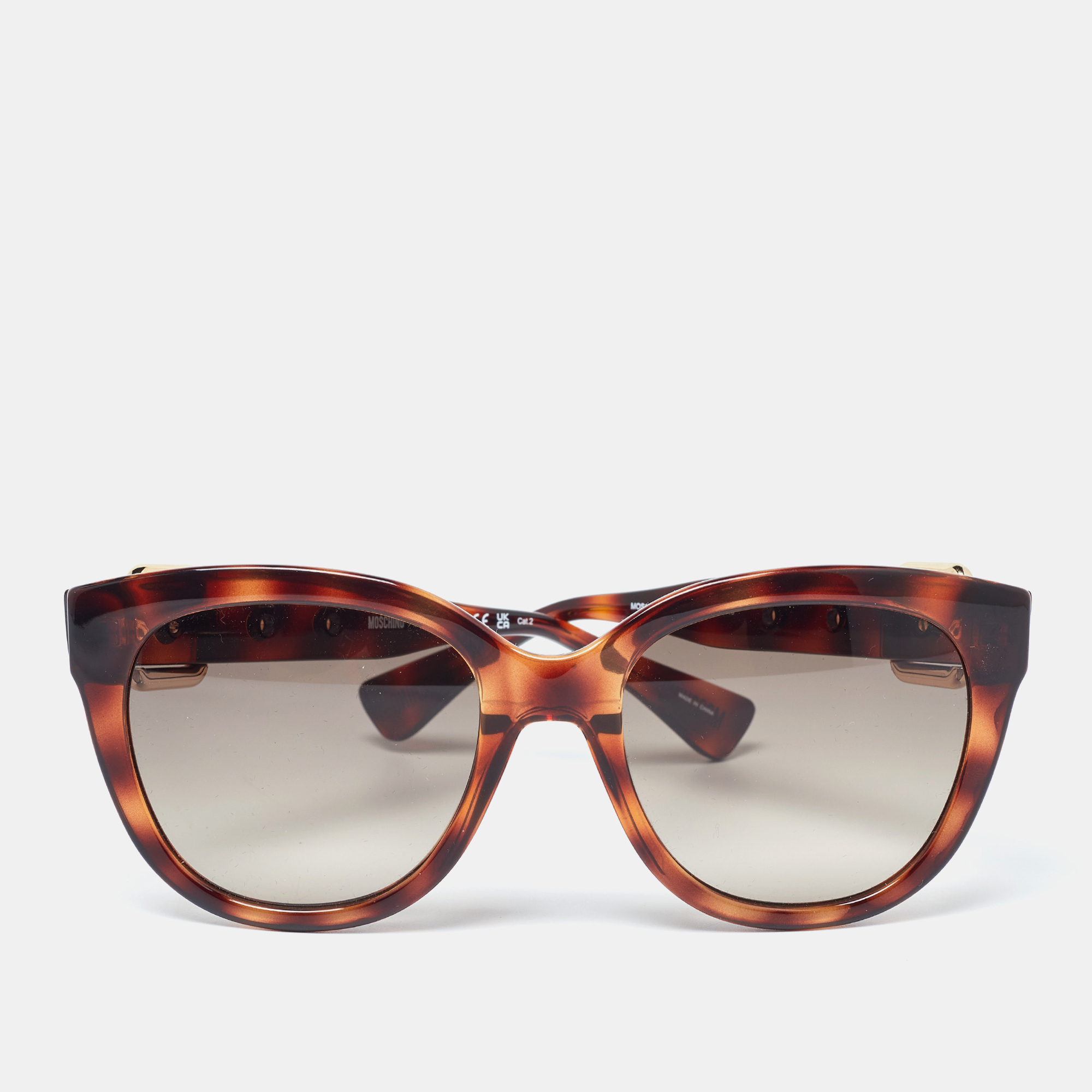 

Moschino Havana/Brown Gradient MOS143/S Oval Sunglasses