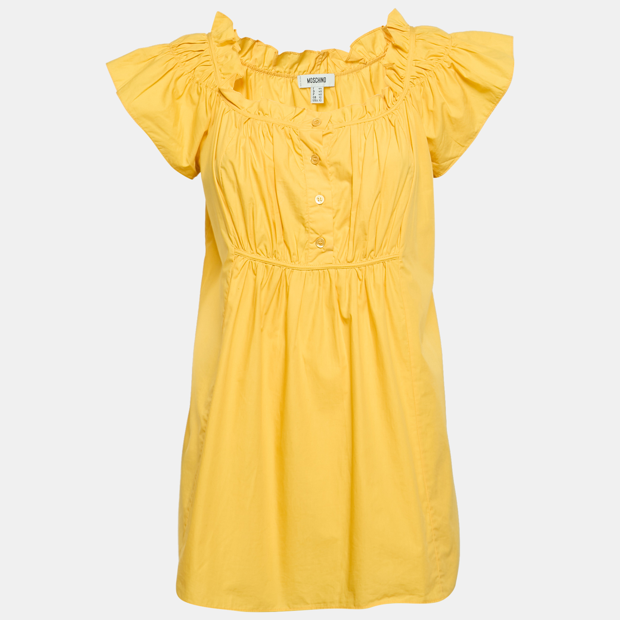 

Moschino Yellow Cotton Tunic M