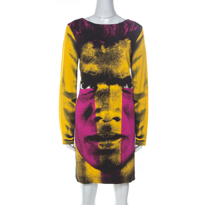 moschino yellow dress