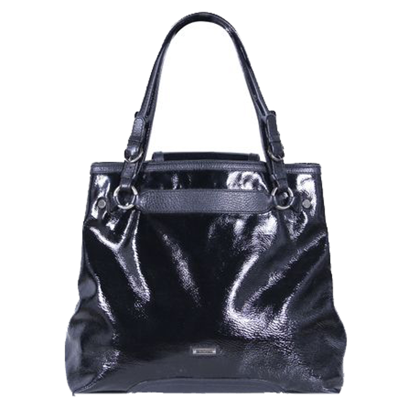 moschino patent leather bag