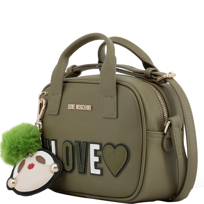 

Love Moschino Green Synthetic Leather Crossbody Bag