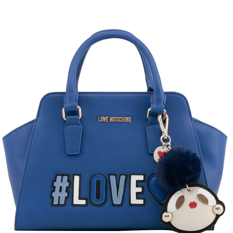 love moschino blue bag