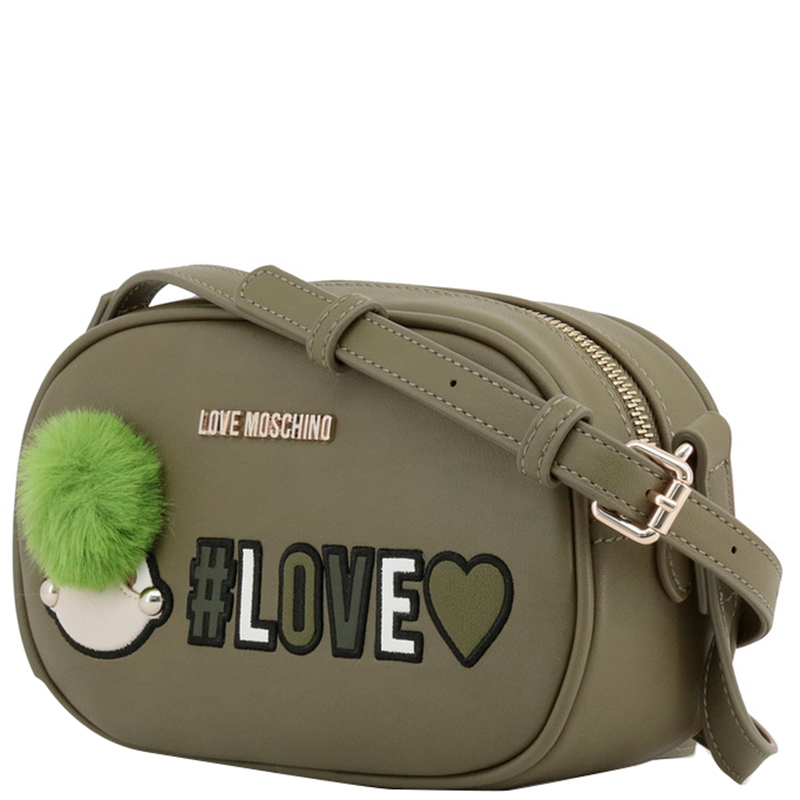 

Love Moschino Green Synthetic Leather Crossbody Bag