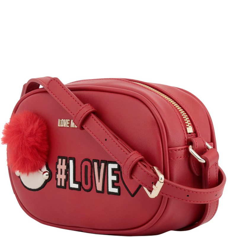 

Love Moschino Red Synthetic Leather Crossbody Bag