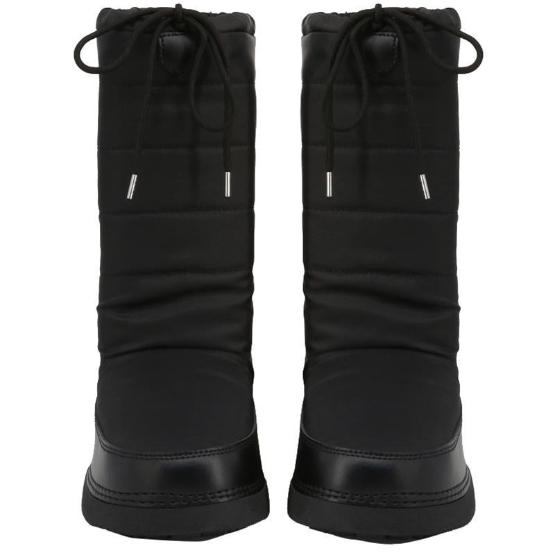 

Love Moschino Black Fabric Snow Boots Size