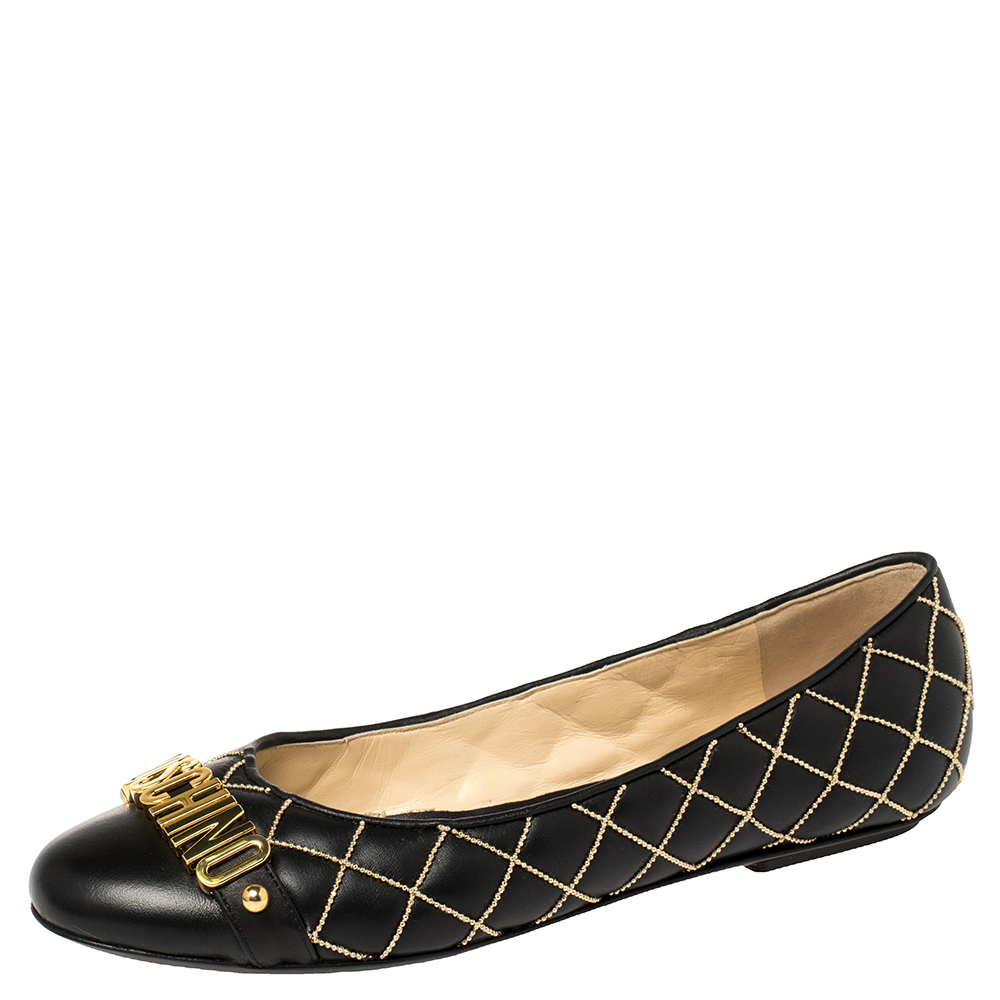embellished ballerina flats