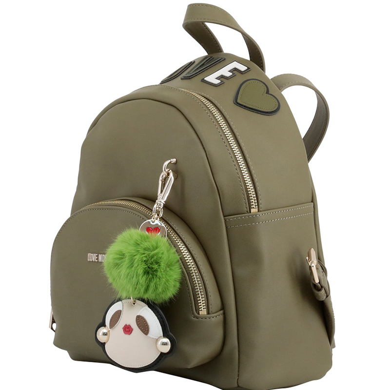 

Love Moschino Green Synthetic Leather Backpack