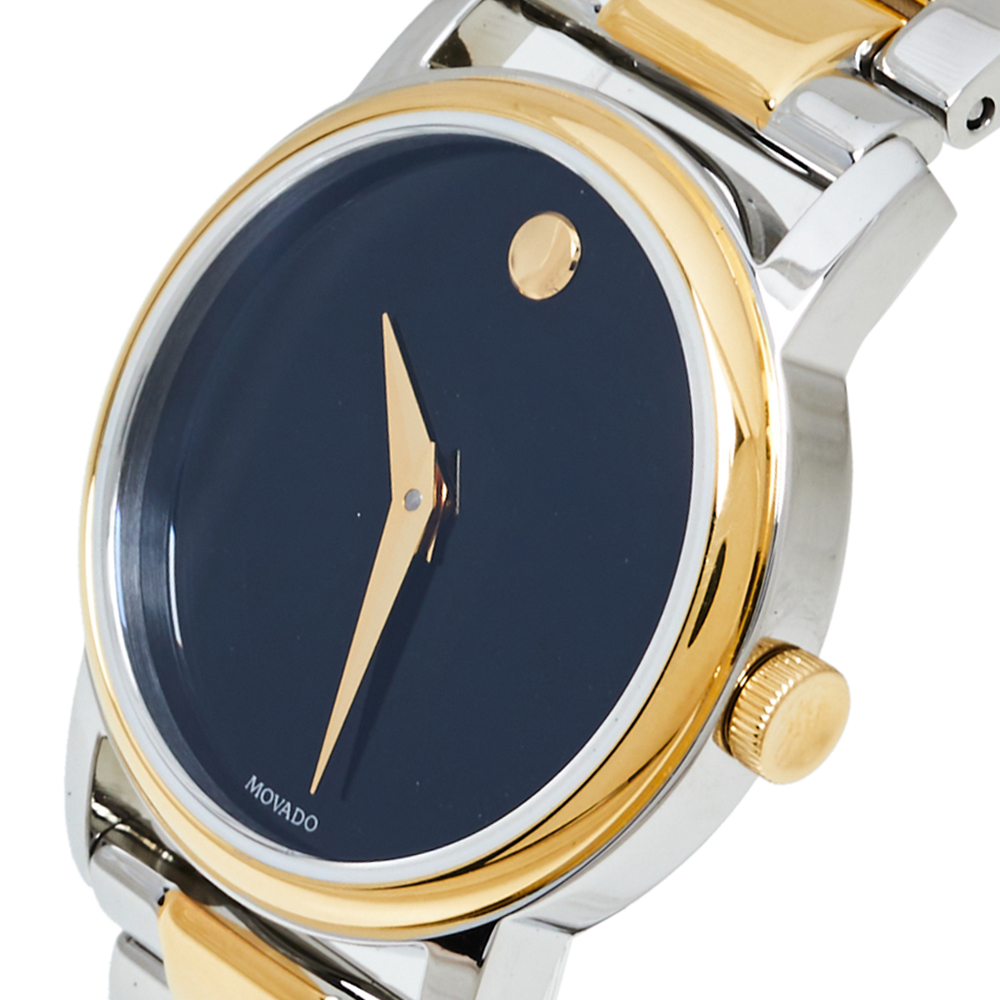 

Movado Black Two Tone Stainless Steel