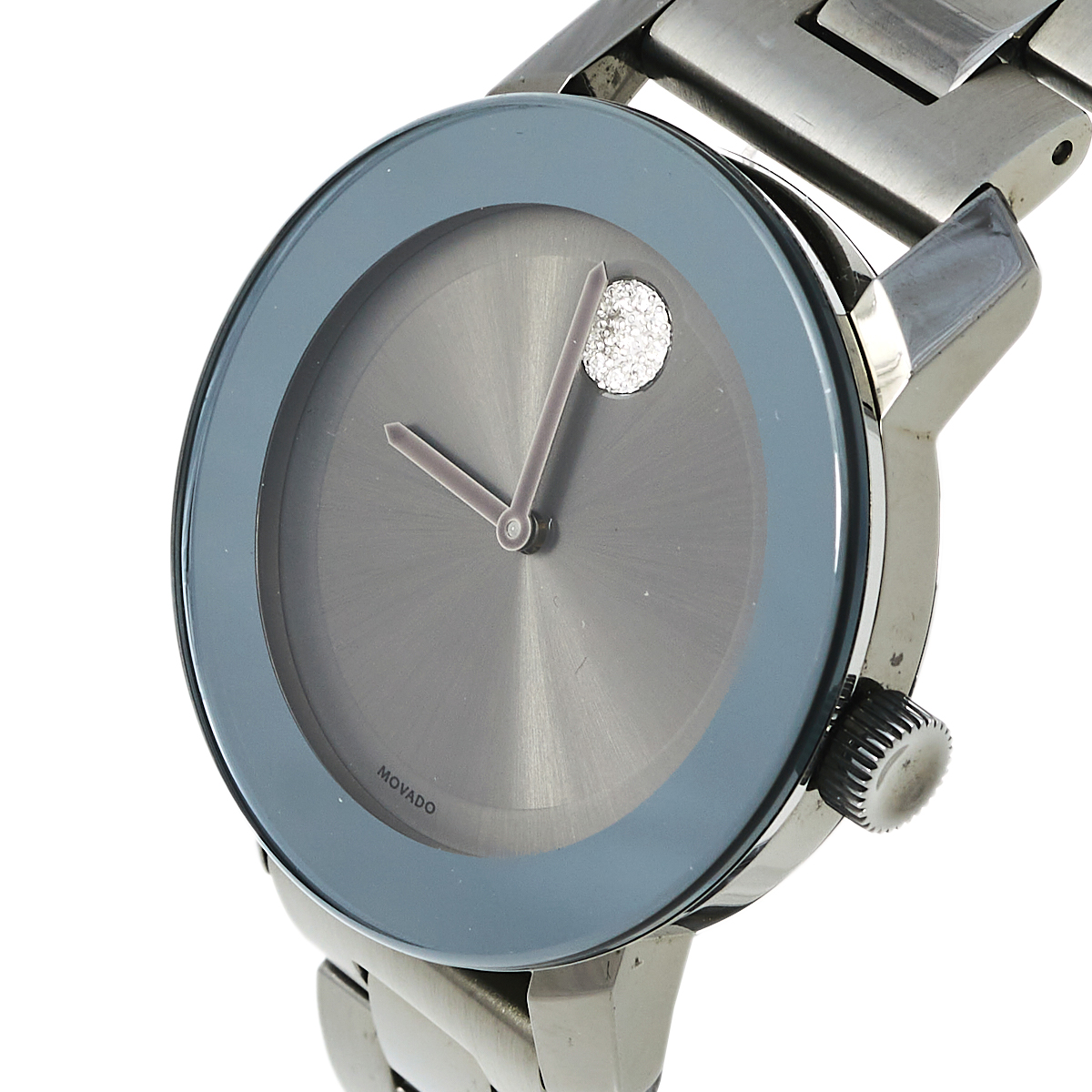 

Movado Metallic Grey PVD Stainless Steel Bold MB.01.3.34.6045 Women's Wristwatch