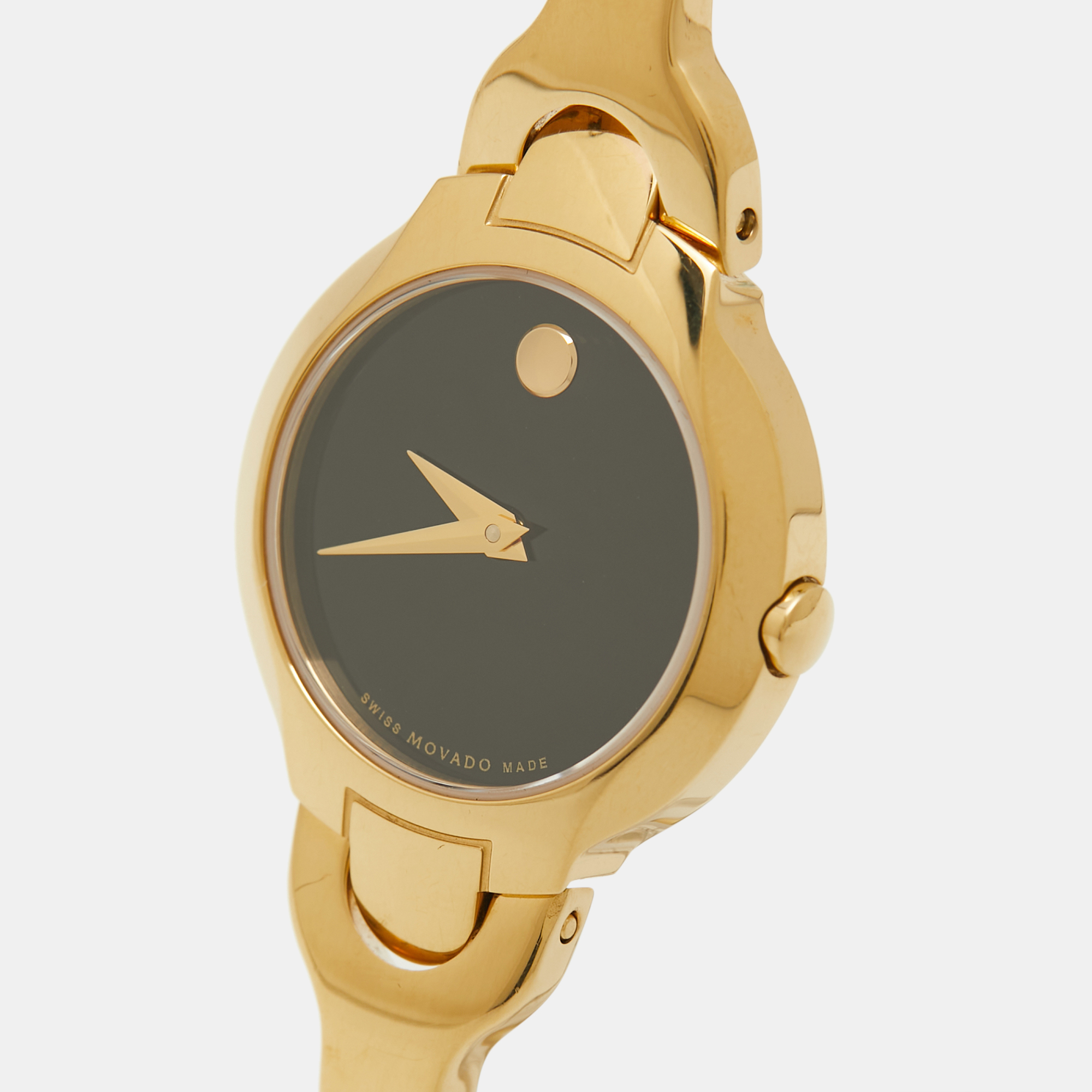 

Movado Black Gold Plated Stainless Steel Kara