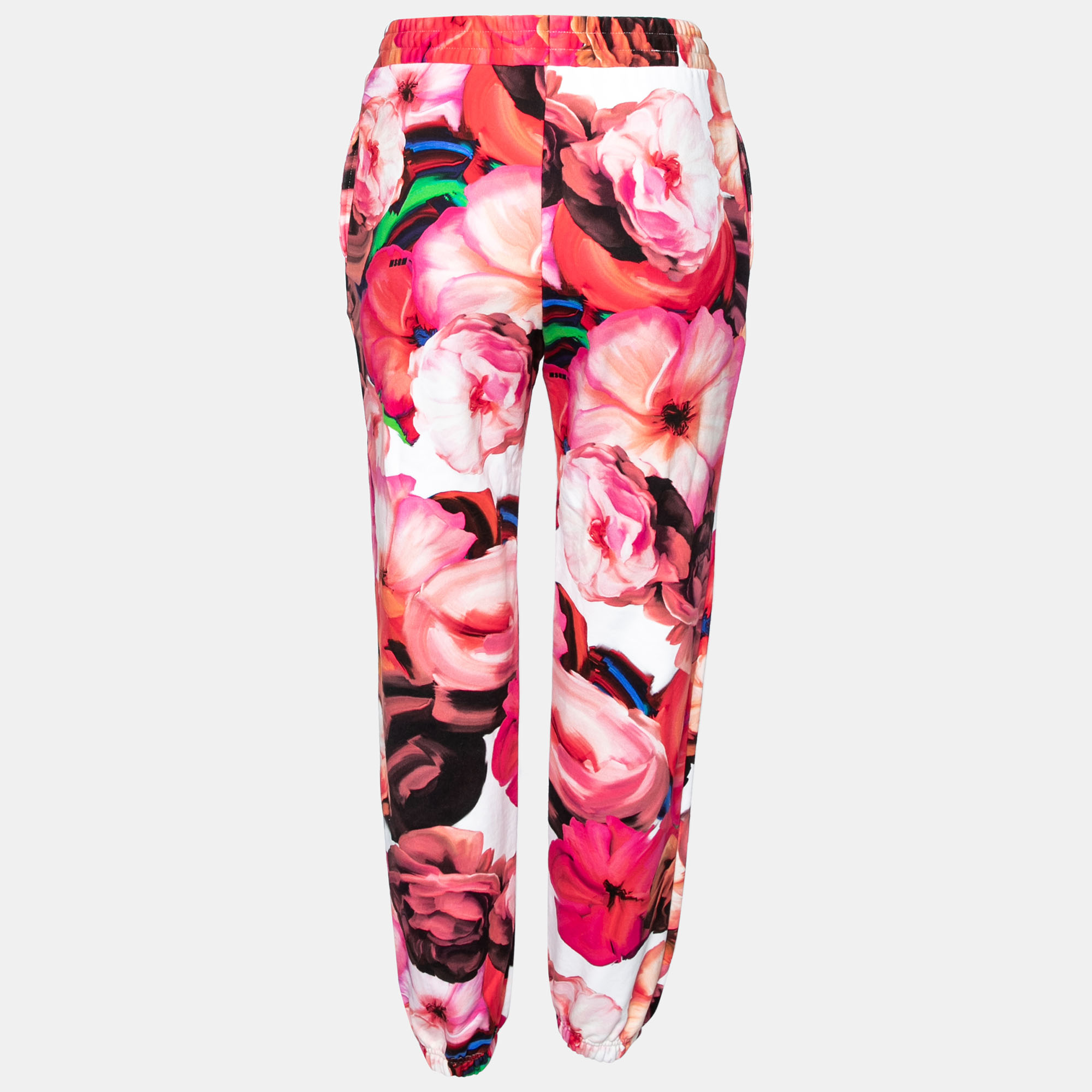 

MSGM Multicolor Printed Cotton Track Pants S