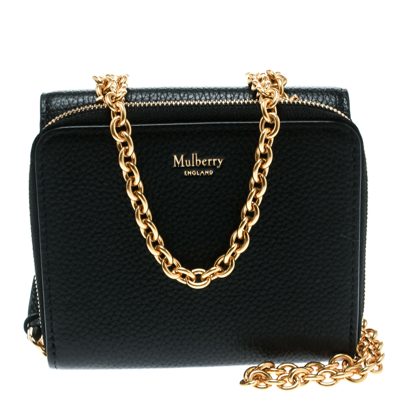 mulberry bag gold chain