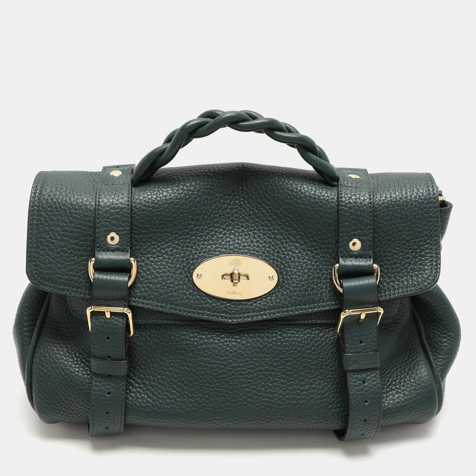 

Mulberry Green Leather Alexa Shoulder Bag