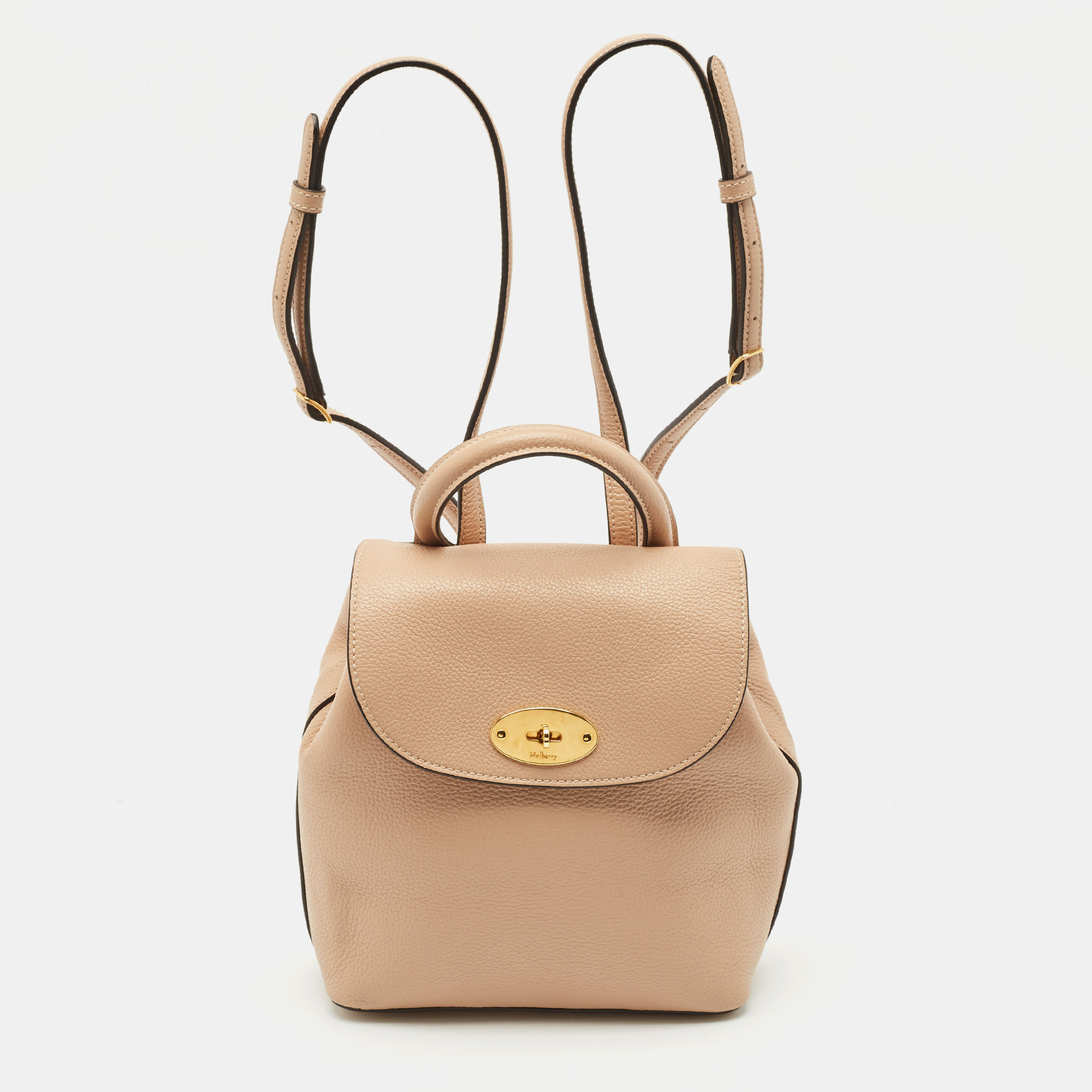 

Mulberry Beige Leather Mini Bayswater Backpack