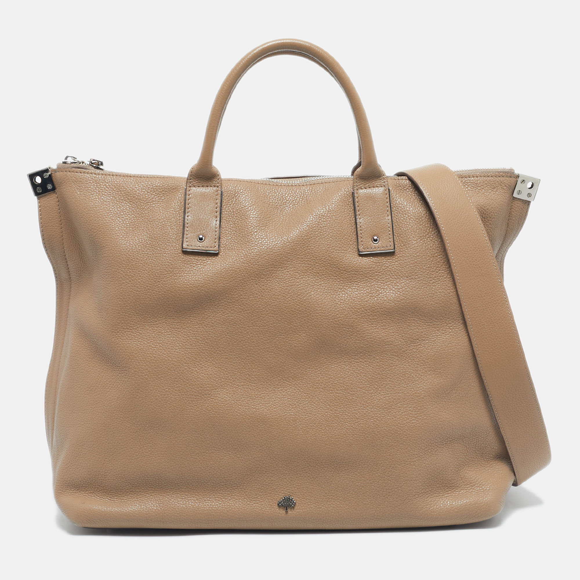 

Mulberry Beige Alice Zip Tote