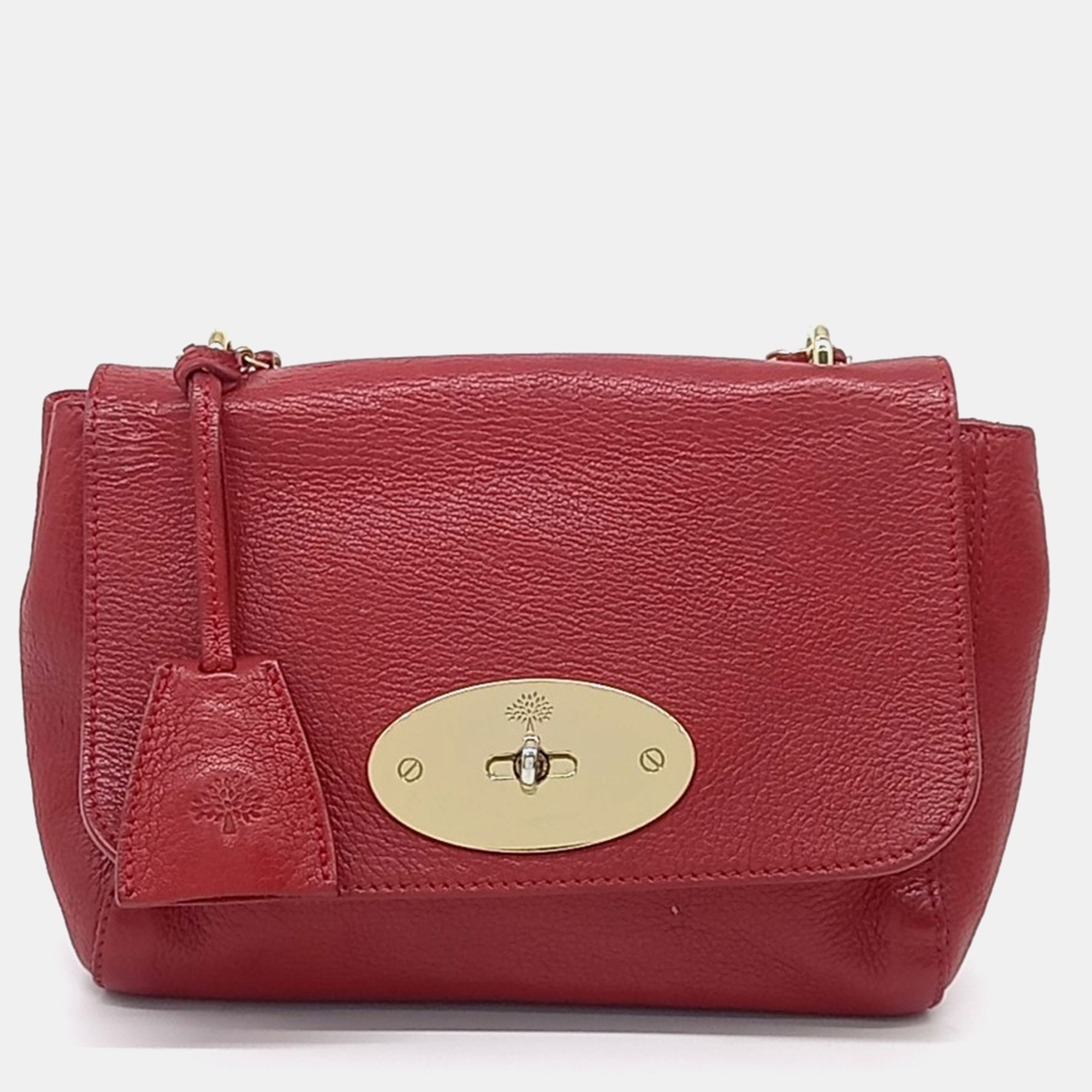 

Mulberry Red Leather Lily Bag