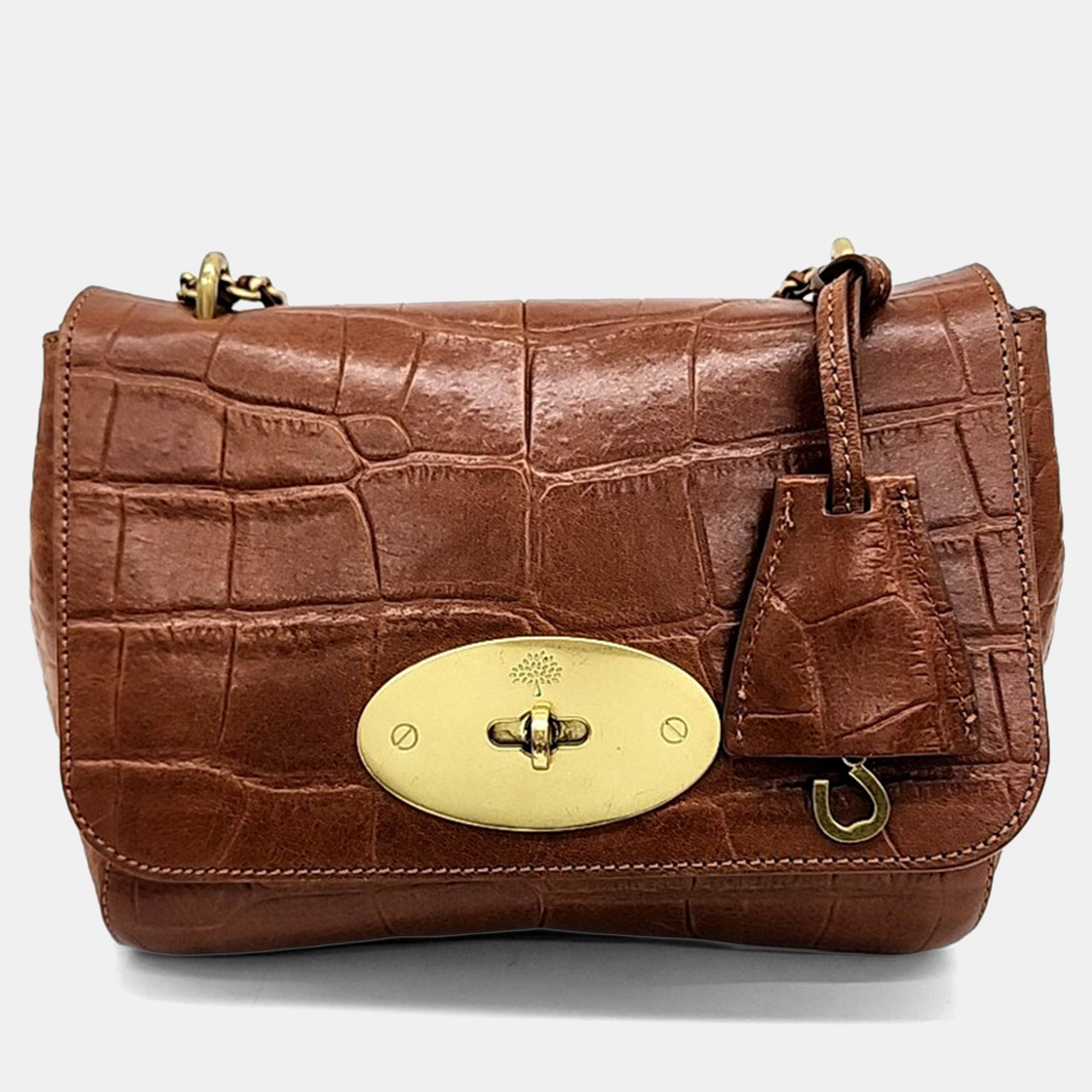 

Mulberry Brown Leather Lily Bag