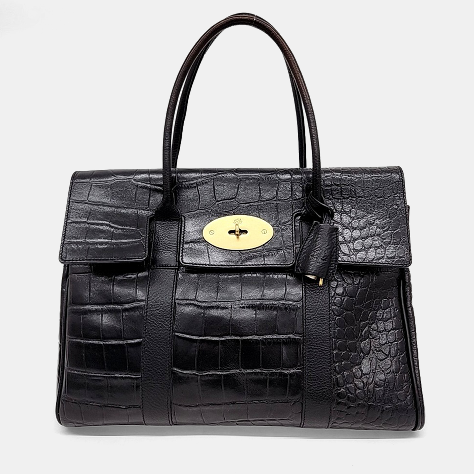

Mulberry Black Leather Bayswater