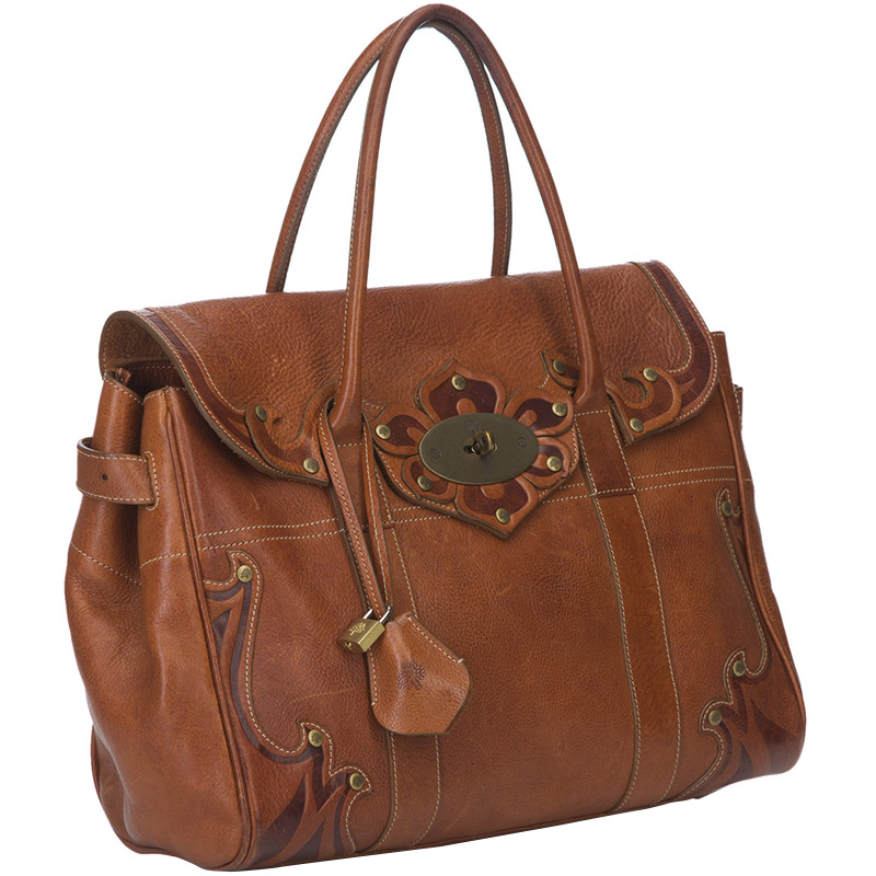 

Mulberry Brown Leather Bayswater Satchel Bag