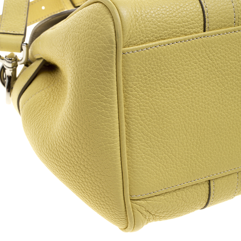 Bayswater leather crossbody bag Mulberry Yellow in Leather - 28770854