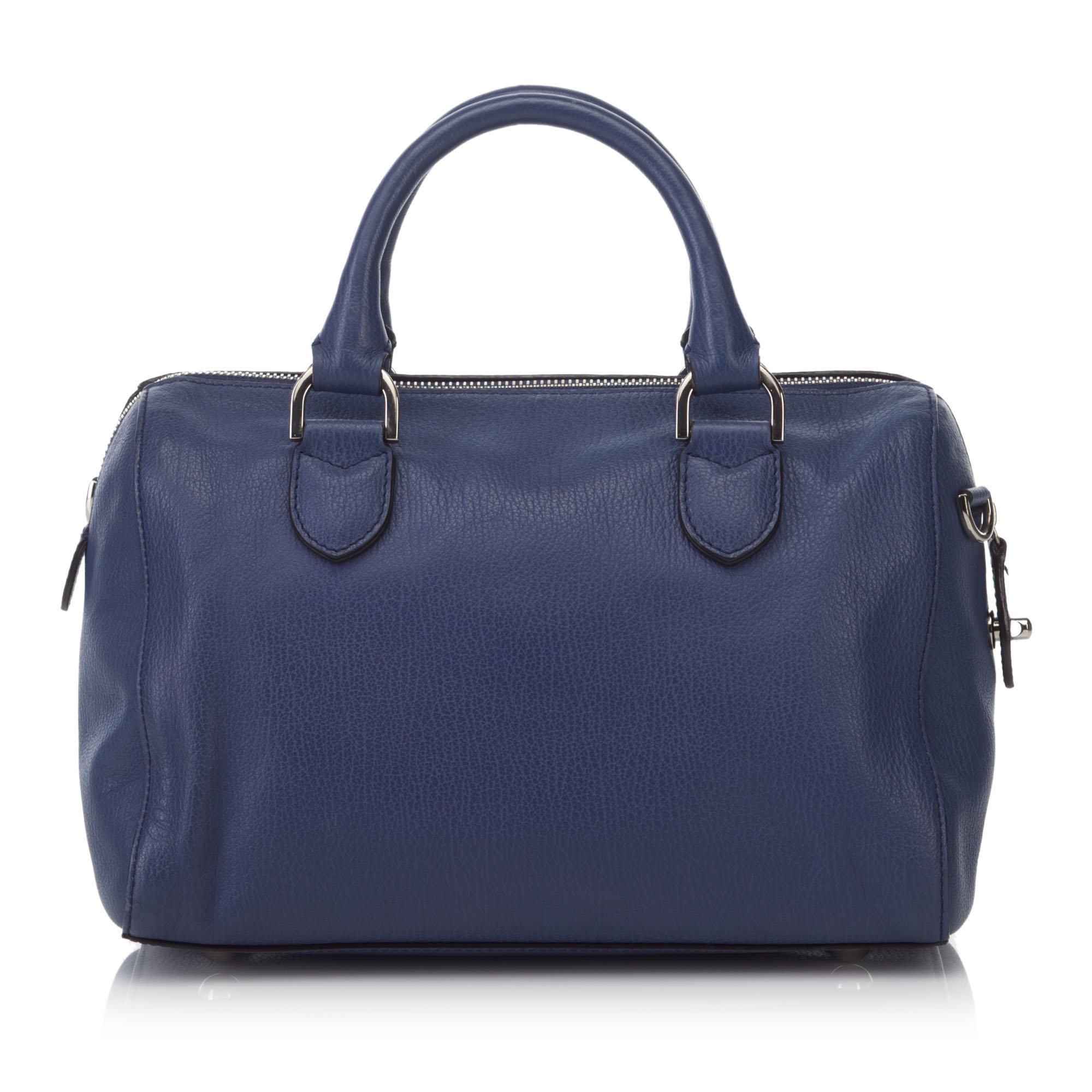 Mulberry Navy Blue Grained Leather Del Rey Satchel Bag Mulberry | TLC