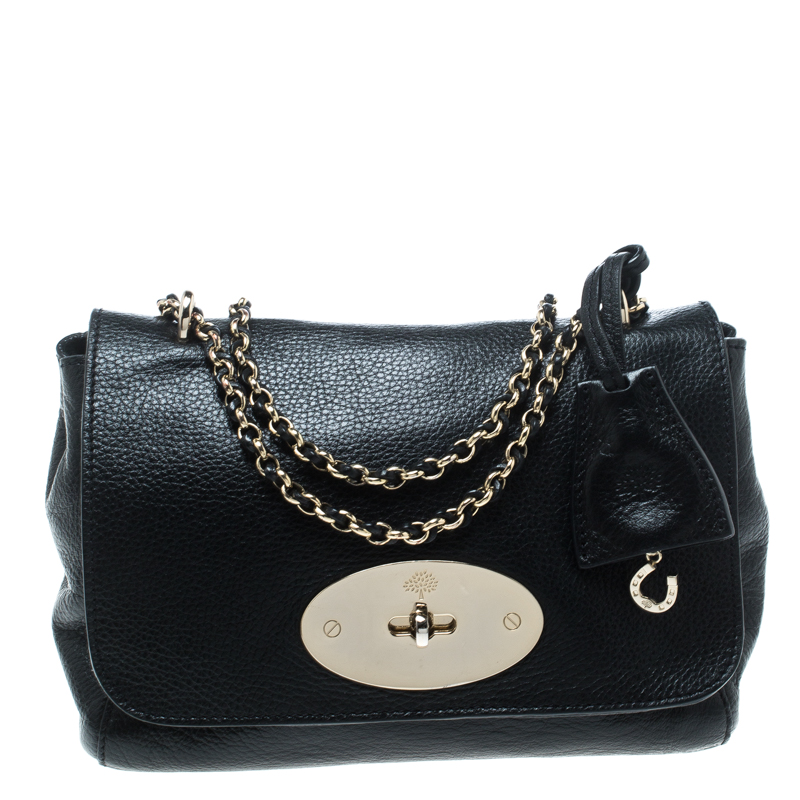 Mulberry Black Leather Lily Crossbody Bag Mulberry | TLC