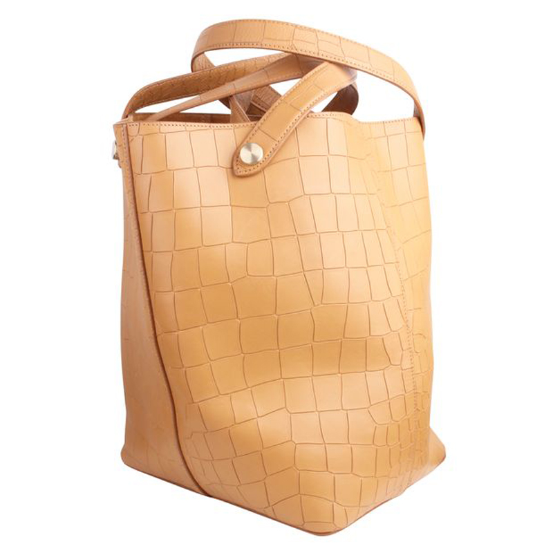 

Mulberry Beige Leather Bucket Bag