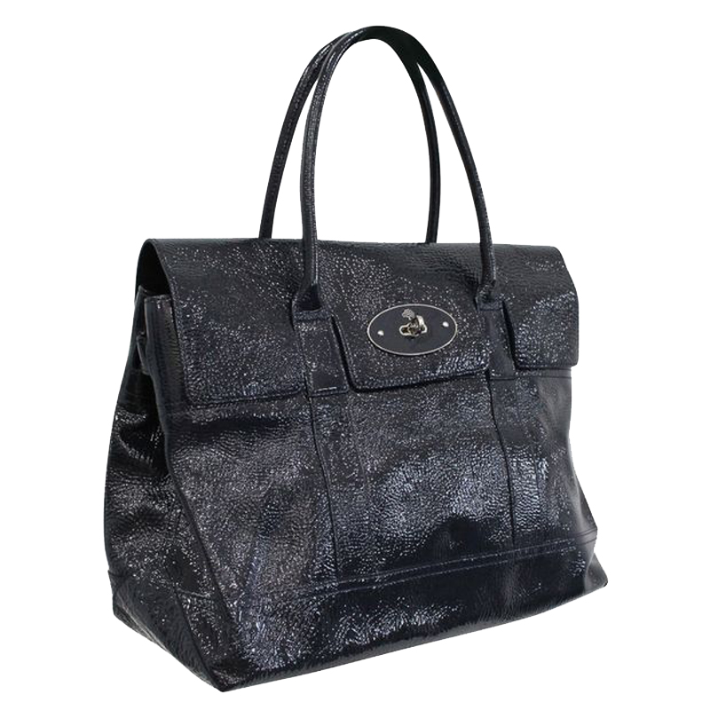 navy blue mulberry bag