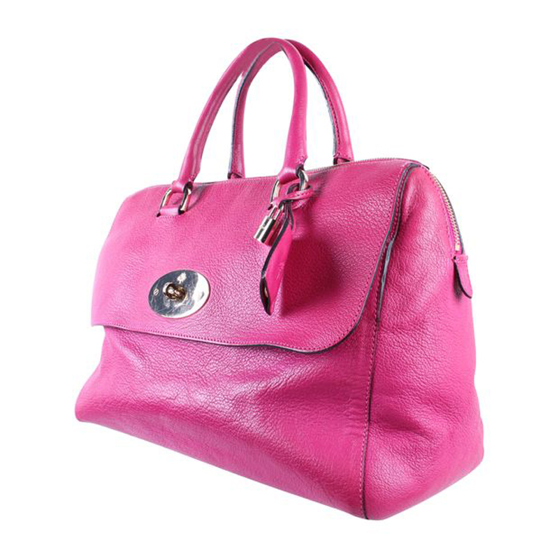 

Mulberry Fushia Leather Bag, Pink