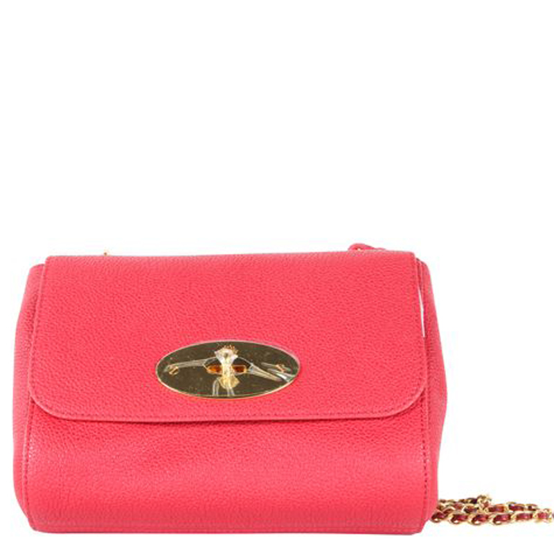 mulberry bag red leather