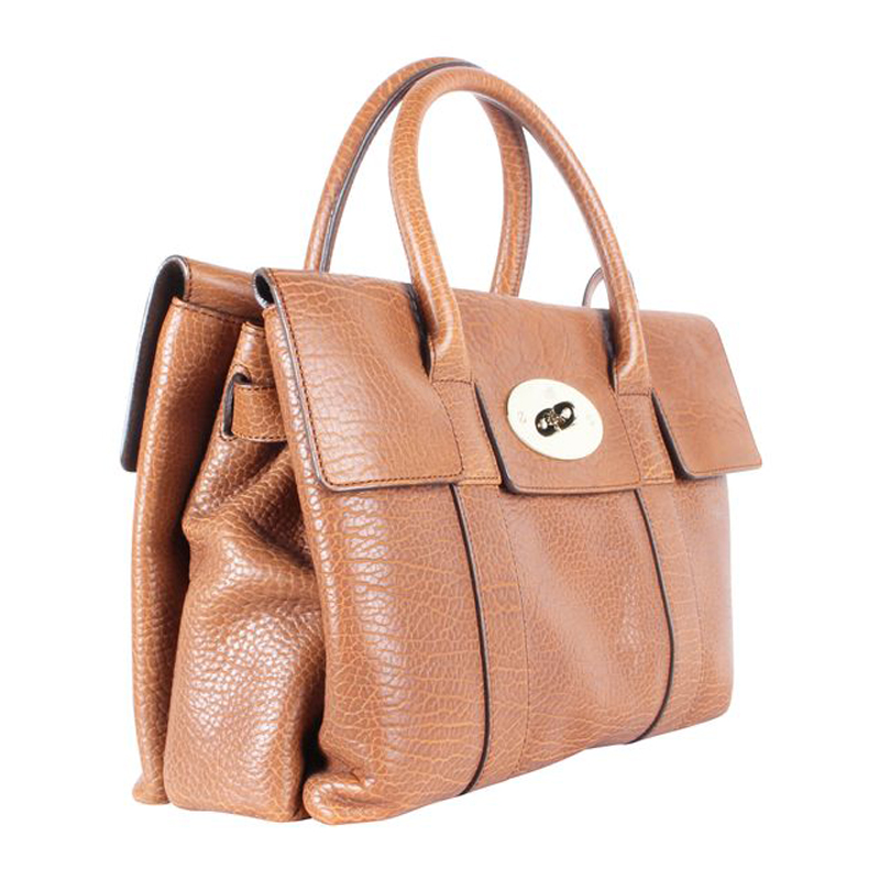 

Mulberry Brown Leather Turnlock Satchel
