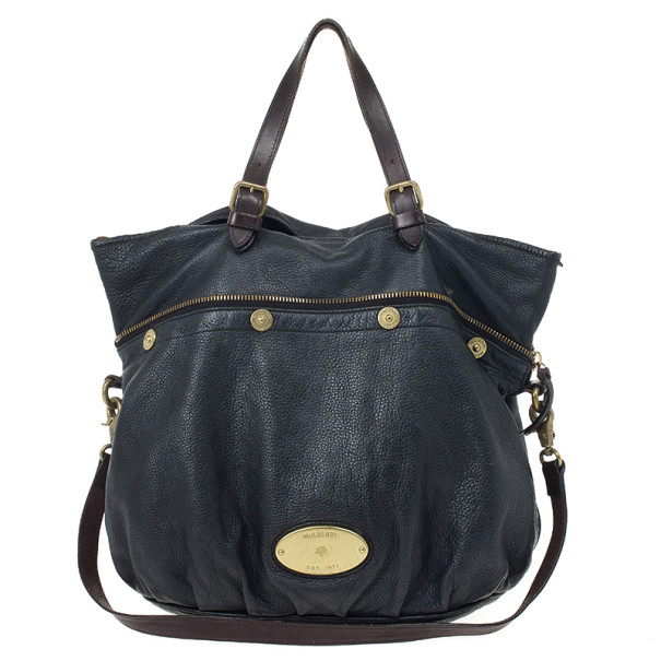 Mulberry Black Leather Mitzy Tote