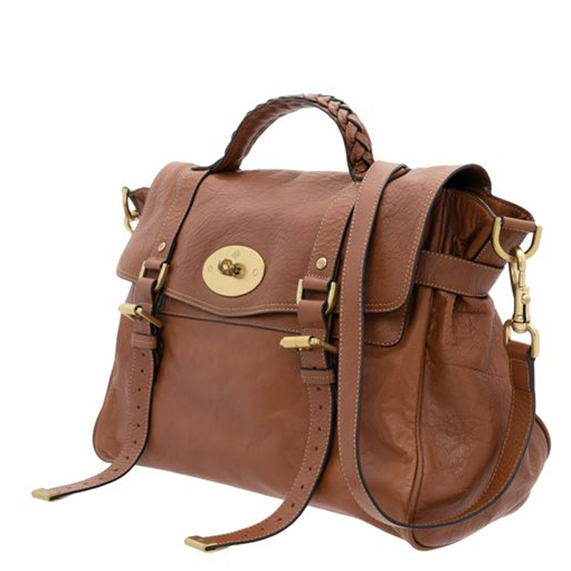 

Mulberry Brown Leather Bayswater Satchel