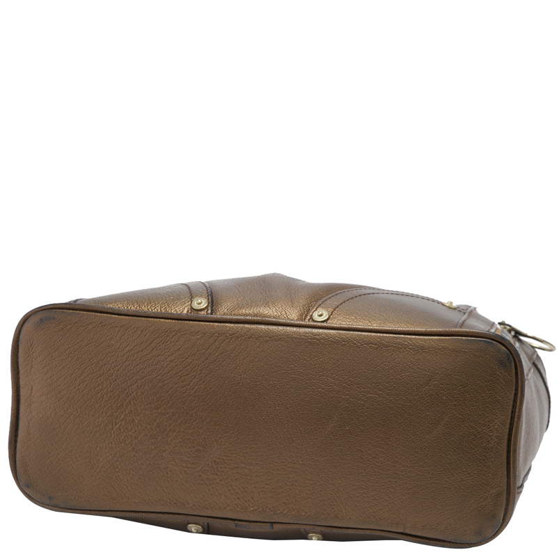 

Mulberry Brown Leather Poppy Square Tote