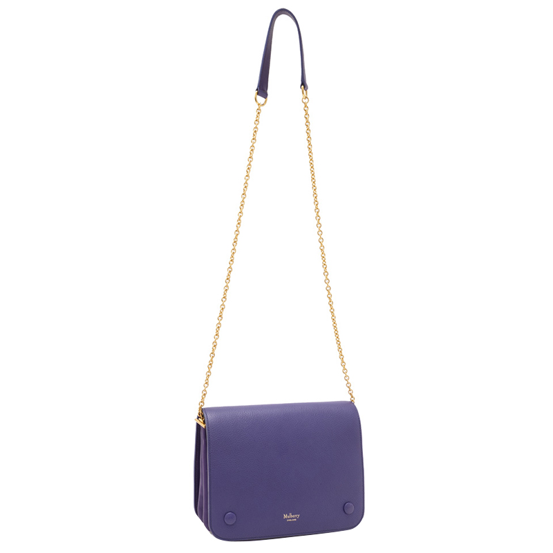 

Mulberry Blue Leather Crossbody Bag