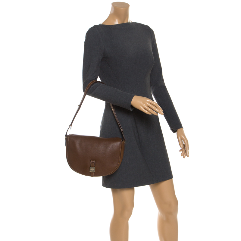 

Mulberry Brown Leather Tessie Shoulder Bag