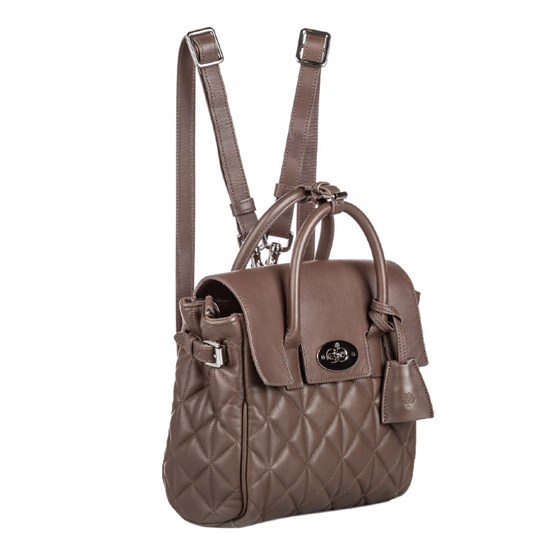 

Mulberry Brown Quilted Leather Cara Delevigne Backpack