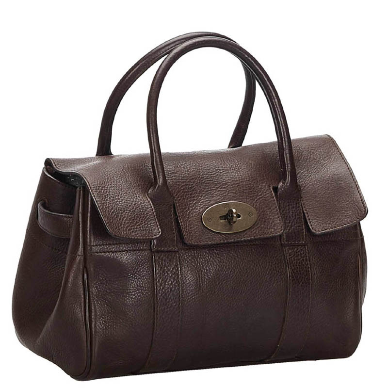 

Mulberry Brown Leather Bayswater Satchel