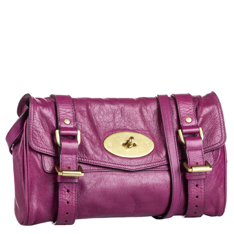 

Mulberry Purple Leather Alexa Crossbody Bag