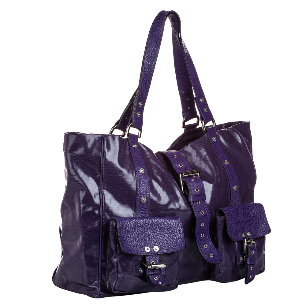 

Mulberry Purple PVC Roxanne Shoulder Bag