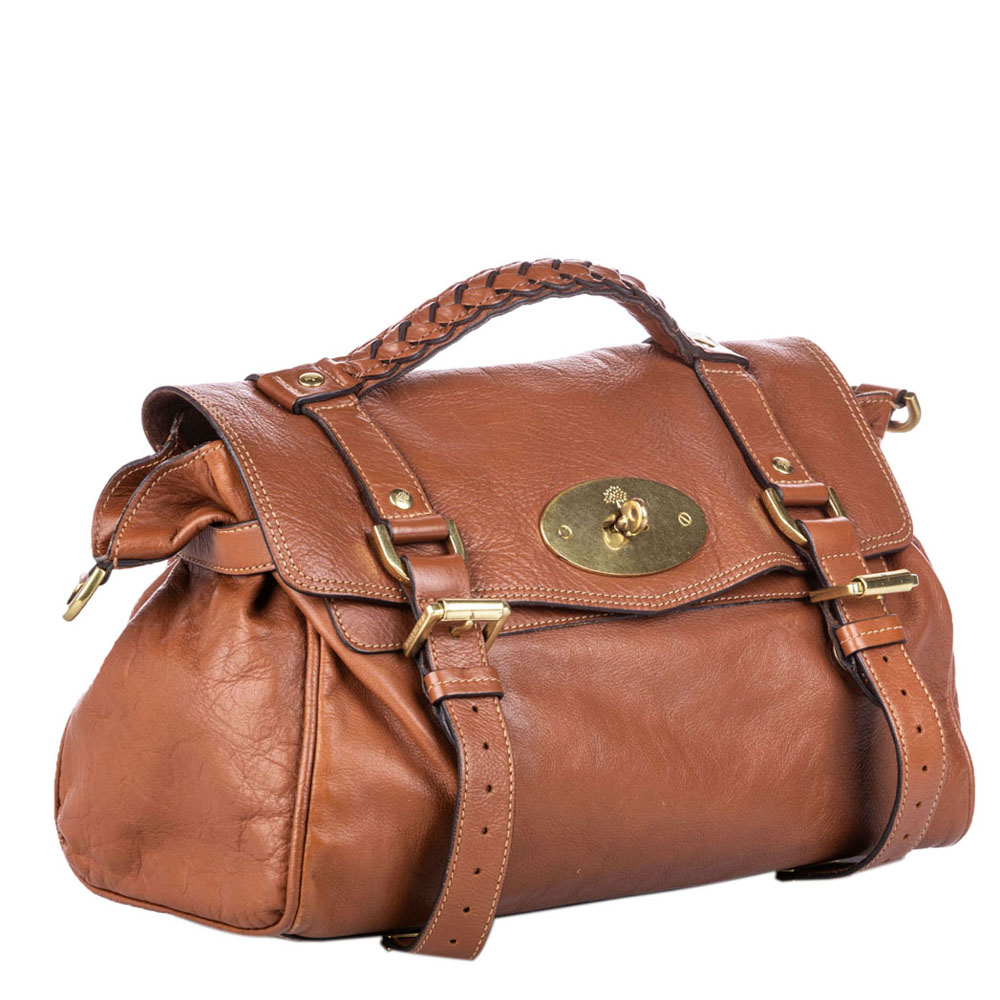 

Mulberry Brown Leather Alexa Satchel