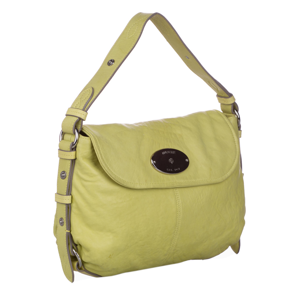 

Mulberry Green Leather Hayden Shoulder Bag
