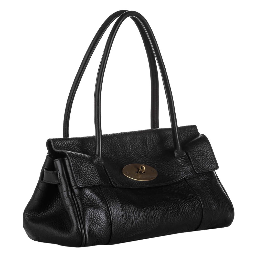 

Mulberry Black Leather Bayswater Bag