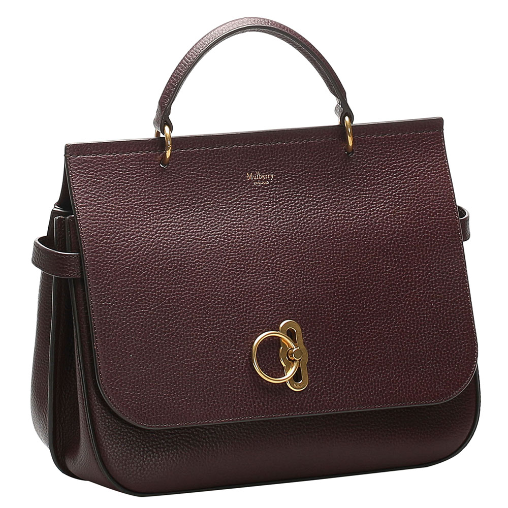 

Mulberry Brown Leather Amberley Bag