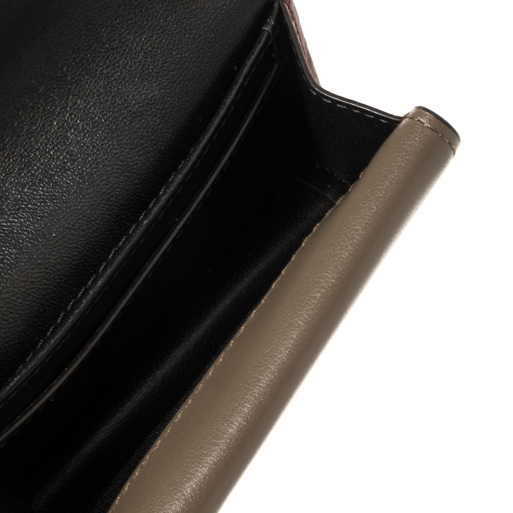

Mulberry Tri Color Leather Multiflap Card Case, Multicolor