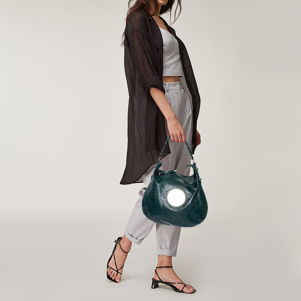

Mulberry Green Leather Daria Hobo