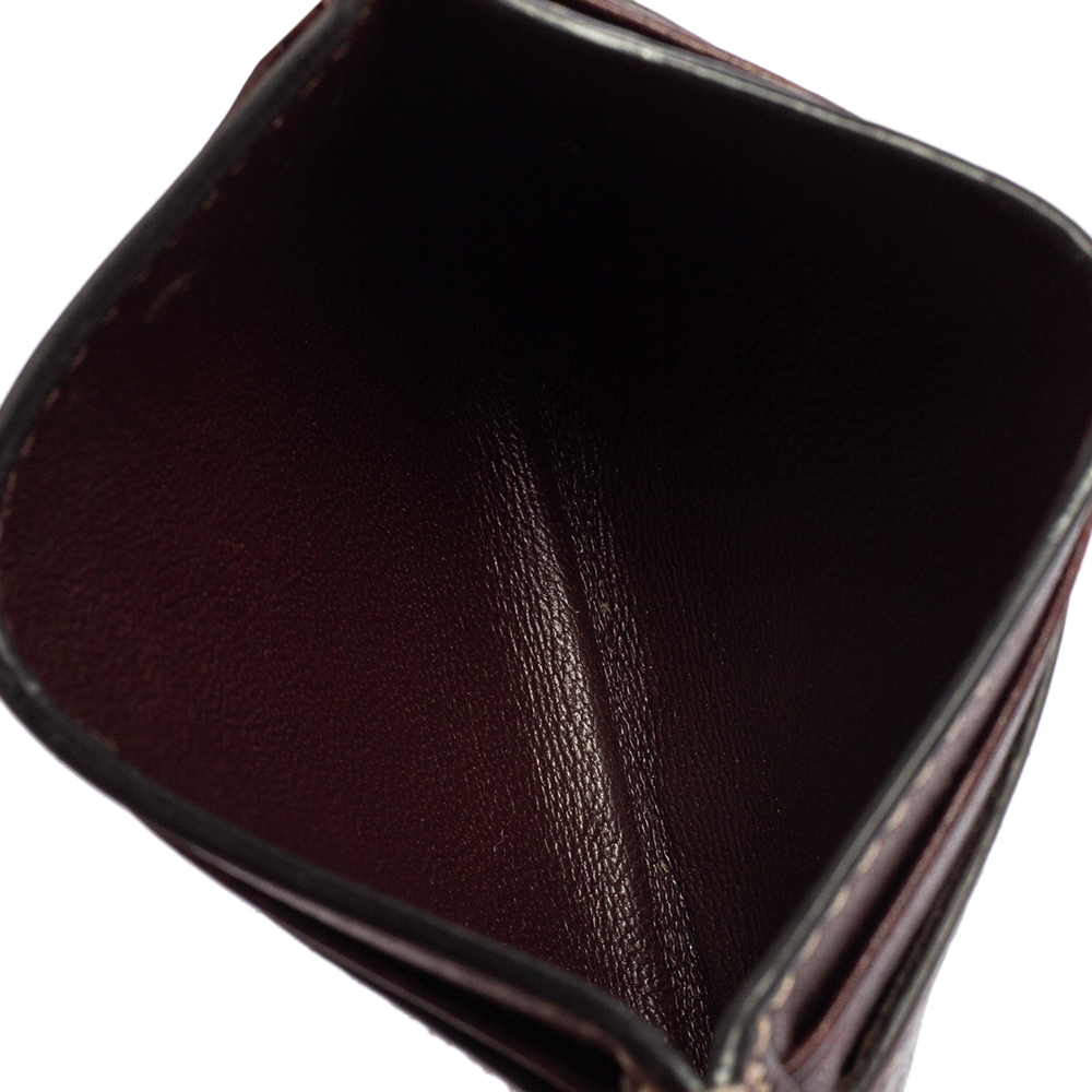 

Mulberry Brown Leather Card Holder