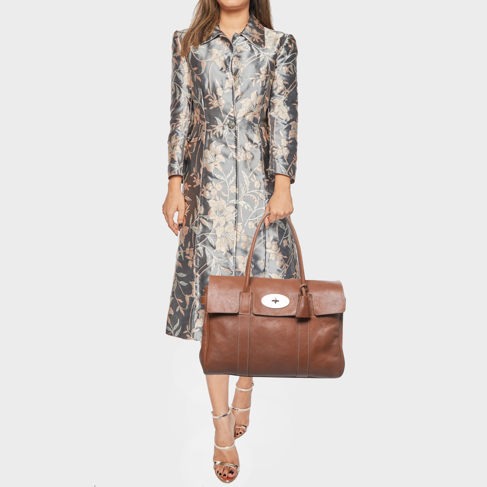 

Mulberry Brown Leather Bayswater Satchel