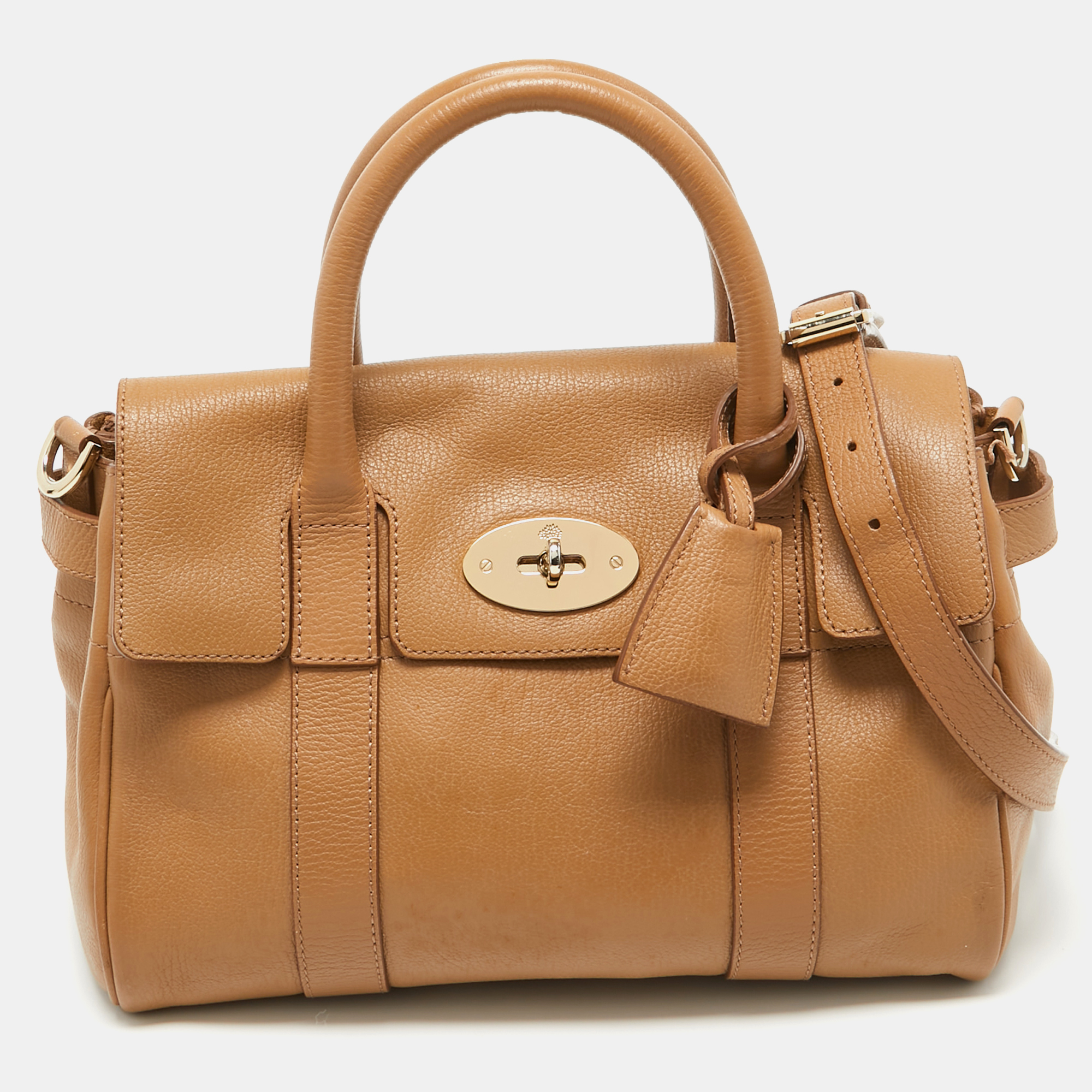

Mulberry Brown Leather  Bayswater Satchel