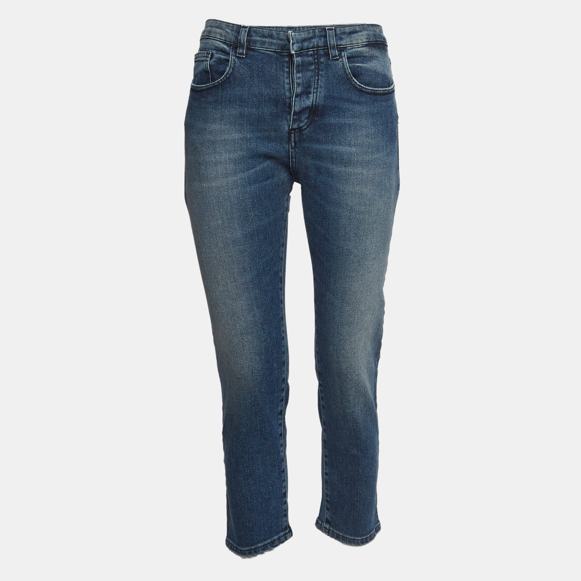 

Nº21 Blue Washed Denim High Rise Jeans  Waist 28